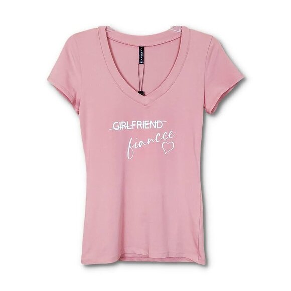 Made By Johnny V Neck Short Sleeve Graphic T-Shirt - Picture 1 of 7